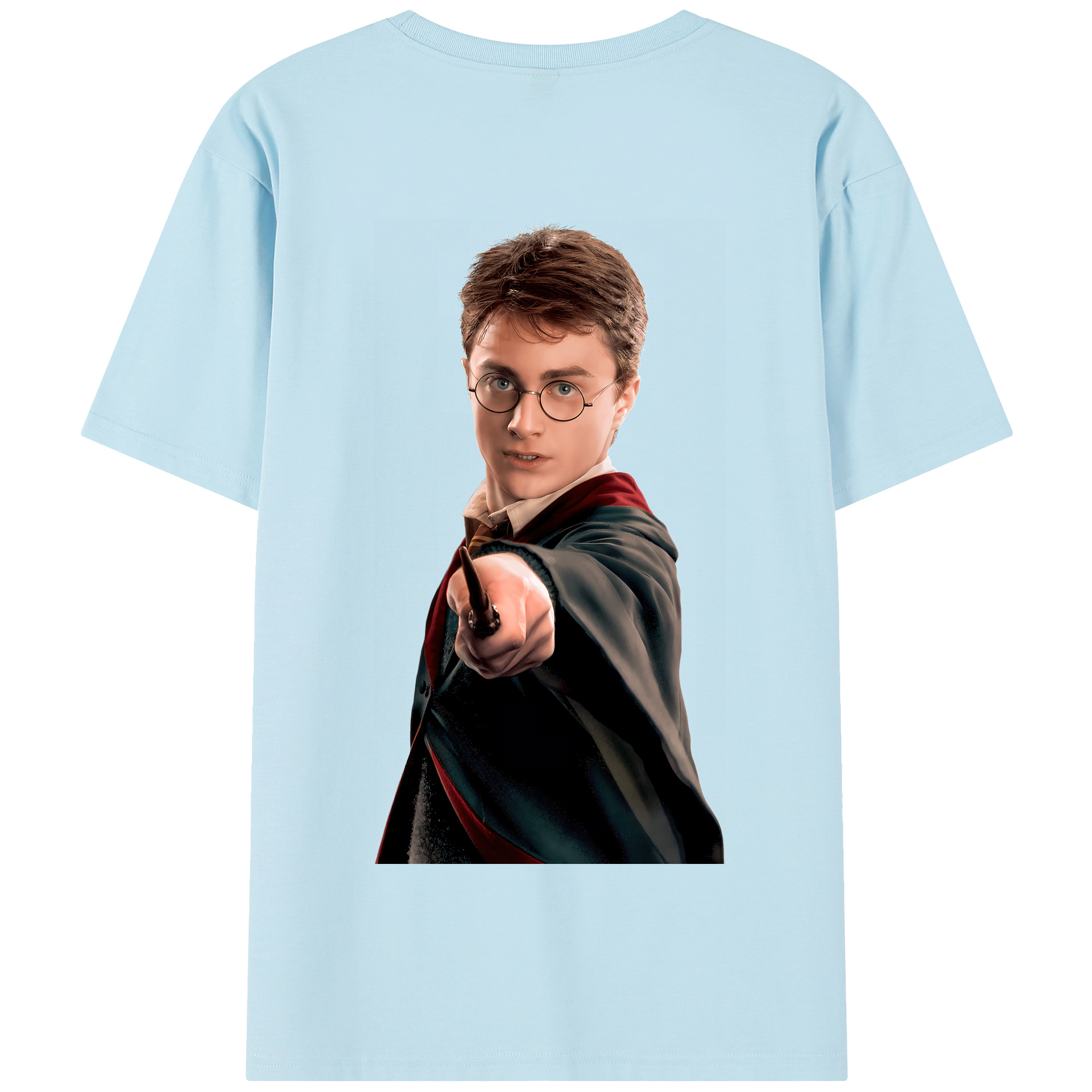 （画像用） Harry Potter ハリー・ポッターシリーズ 綿100％半袖Tシャツ（背面プリント）